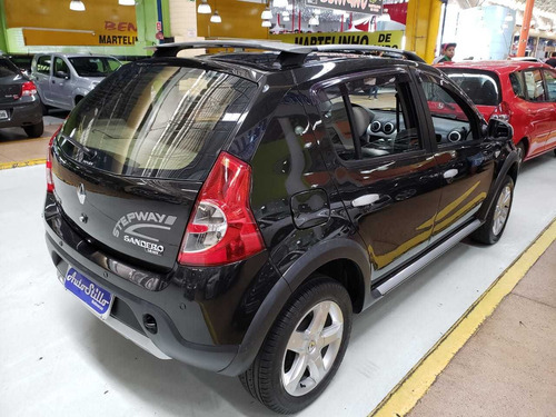 Renault Sandero Stepway 1.6 Flex Preto 2011 (completo)