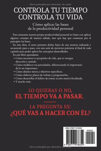 Controla Tu Tiempo, Controla Tu Vida: Primera Parte (spanish