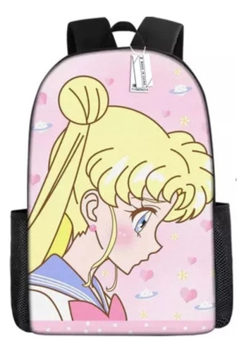 Mochila Sailor Moon, Bolsa De Refeições, Estojo De Lápis, Co