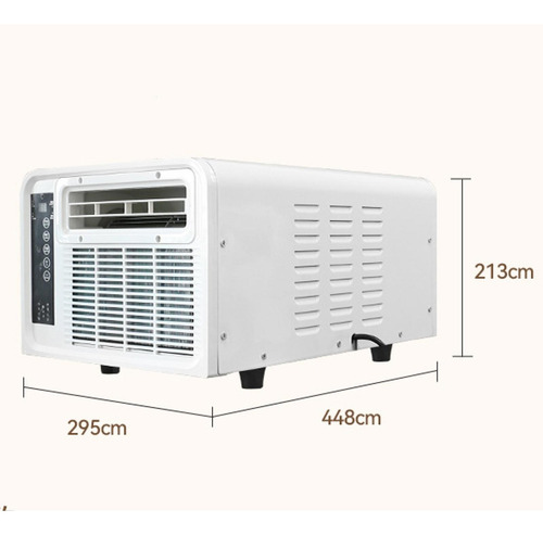 Condicionador De Ar Portátil Móvel Botão Toque Verão
