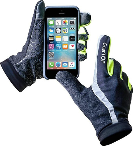 Geartop Guantes Con Dedos De Pantalla Táctil, El Único Fo.