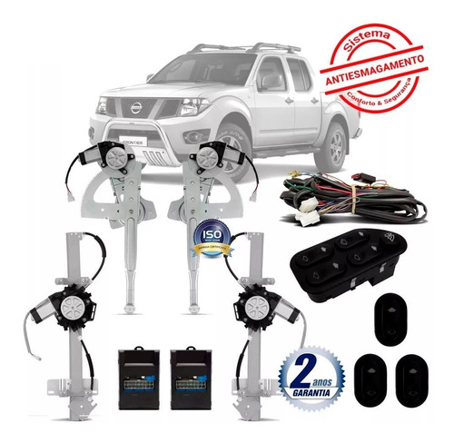 Kit Vidro Nissan Frontier 4 Portas Antiesmagamento Niae002