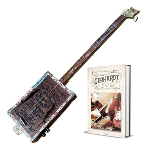 Cigar Box Guitar Modelo Pentatónica Plus - 3 Cuerdas - Cbg