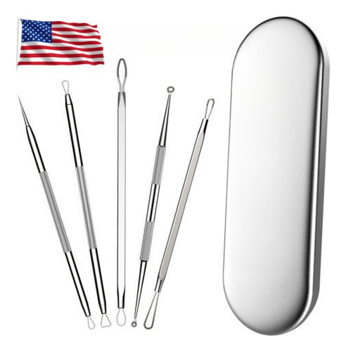 Ohuhu 5-pcs Blackhead Remover Kit Mancha Zit Espinilla Acné 