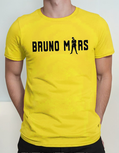 Camiseta Camisa Bruno Mars Música Pop Show 100% Algodão