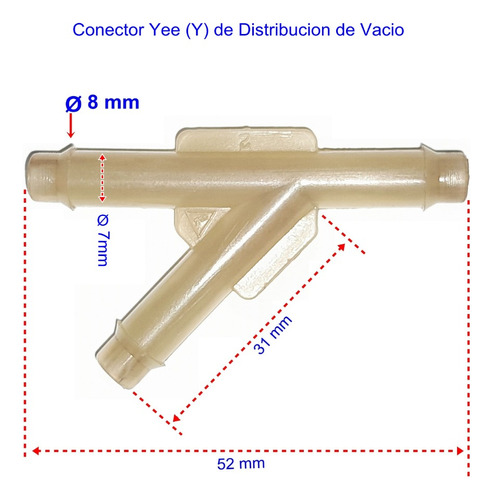  Conector Yee - Y De Distribucion De Vacio (2)