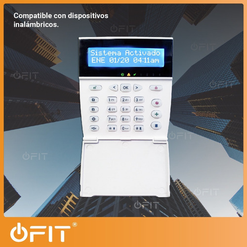 Imagen 6 de 10 de Teclado Lcd Alonso Kpd-860-rf Alfanumerico Con Tecnología Rf