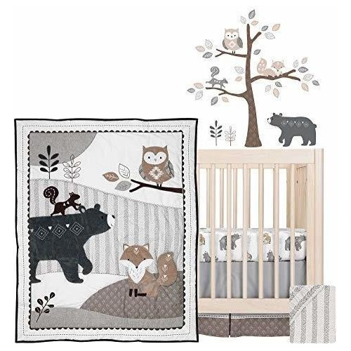 Lambs Ivy Woodland Forest Animal Nursery Juego De Cama ...