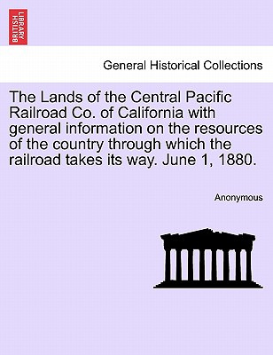 Libro The Lands Of The Central Pacific Railroad Co. Of Ca...