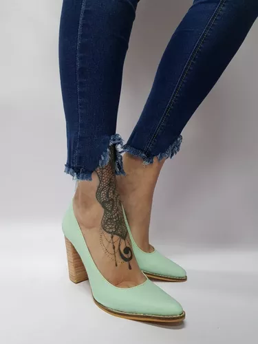 Stilettos Taco Madera 6 | MercadoLibre 📦