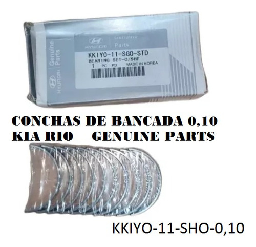 Conchas De Bancada 010 Kia Río Stylus 1.5