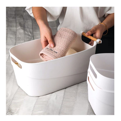 Imagen 8 de 10 de Canasto Organizador Multiuso Nordico Premium Large