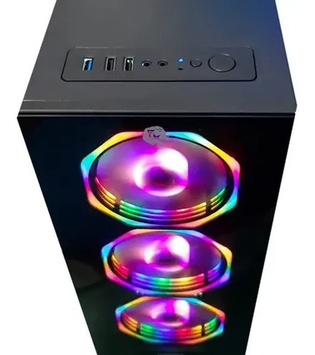Imagem 3 de 6 de Pc Cpu Gamer Amd Ryzen 7 8gb Ssd 480gb Gtx 1050ti 4gb F600w