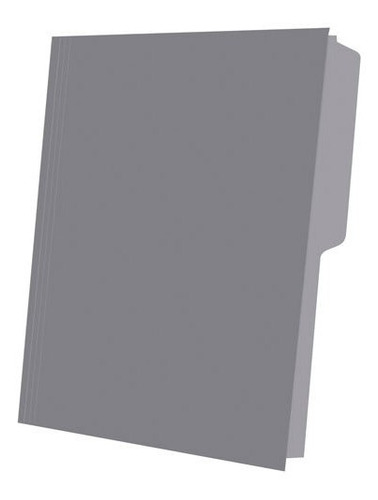Folder Pendaflex 02512gr Carta Color Gris C/25 Pzas 1/2 Ceja