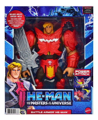 He Man Masters Of The Universe Battle Armor 21cm Mattel