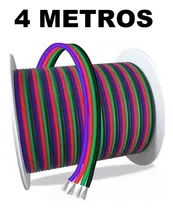 Comprar Cable Extensión De 4 Cables Para Tira Led Rgb 3528 5050 22ga