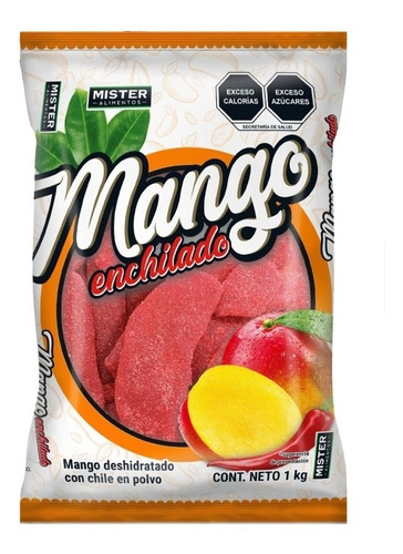 Mango Deshidratado Enchilado 1 Kilogramo