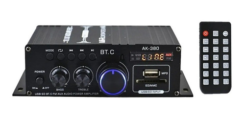 Amplificador De Potencia De Audio Ak380 400w + 400w 2.0