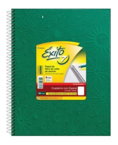 Pack X2 Cuaderno A4 Con Espiral Exito E7 60 Hj Cuadriculadas