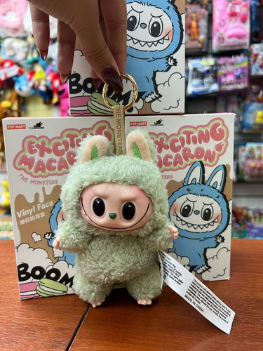 Peluche Labubu Exciting Macaron Serie Llavero Sorpresa X1 Labubu Macaron
