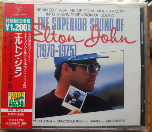 Elton John The Superior Sound (1970-1975) Cd Japon