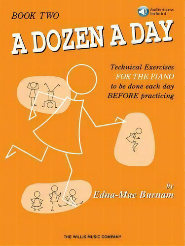 A Dozen A Day Book 2 - Book/audio, De Edna Mae Burnam., Vol. 2. Editorial Hal Leonard Corporation En Inglés
