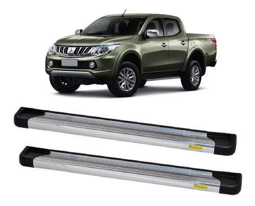 Estribo De Aluminio Para L200 Triton Sport 2016 A 2022