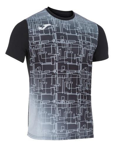 Polera Deportiva Hombre Elite Viii Negra Joma