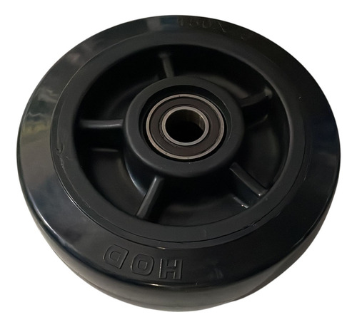 Llanta 6x2 Rueda Camilla Hospital Compatible Stryker 4 Pzs Negro