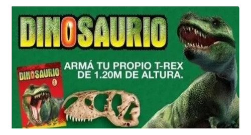 Coleccion Dinosaurio Para Armar Tiranosaurio Rex