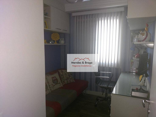 Imagem 16 de 21 de Apartamento Com 3 Dormitórios À Venda, 83 M² Por R$ 680.000,00 - Centro - Guarulhos/sp - Ap2402