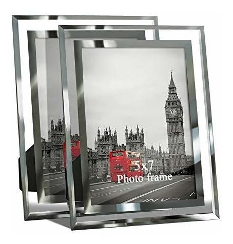 5x7 Picture Frames Modern 5 Por 7 Pulgadas Vidrio Frame...