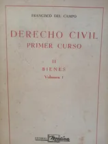 Comprar Derecho Civil Primer Curso Ii Bienes Volumen 1