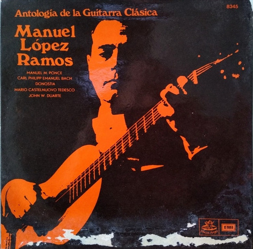 Manuel Lopez Ramos Antología Guitarra Clásica Vinilo Nac Nm