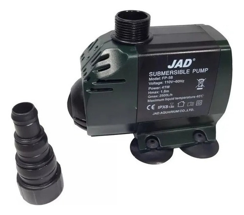 Bomba Submersa Jad Boyu Fp 58 Reg.vazão 2500lh 110v Mega