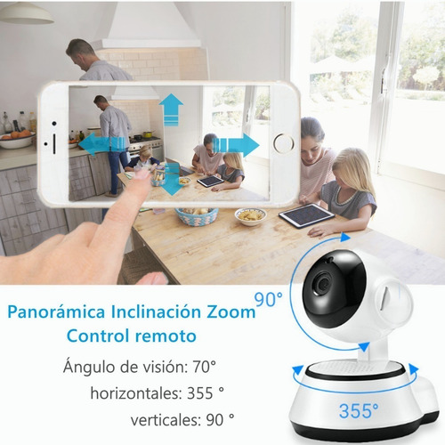 Imagen 9 de 9 de Cámara De Seguridad V380 Hd Con Wifi Y Visión Nocturna