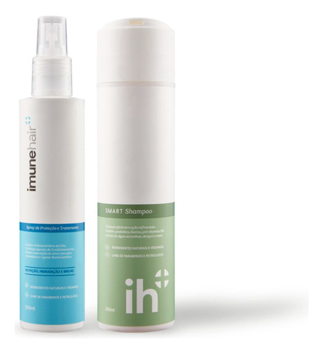 Kit 1 Smart Shampoo + 1 Imunehair Spray - Com Biotina