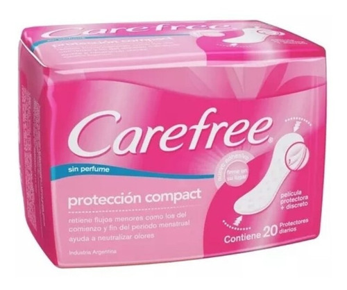 Protector Diario Carefree Sin Perfume X 20u Caja 60  Rematoo