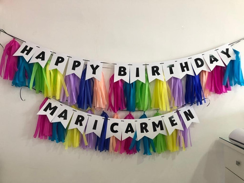 Banderin De Fiesta Personalizado