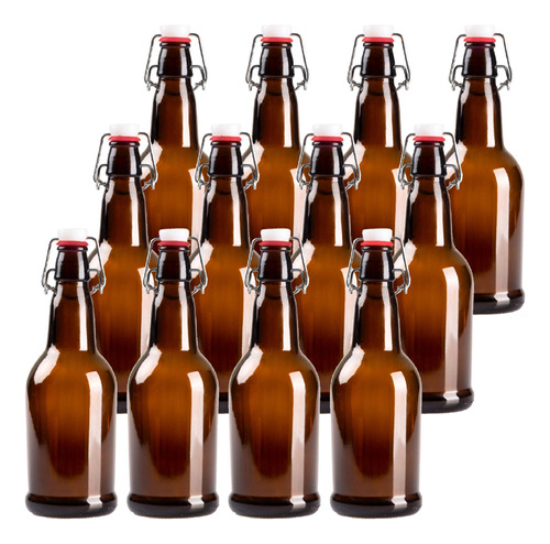 Botellas De Cerveza De Vidrio Ambar Barcaloo De 16 Oz Para E