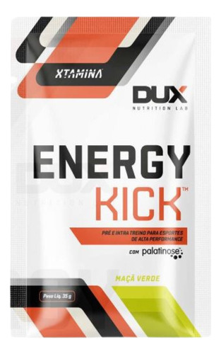 Energy Kick Sem Cafeína Dux Nutrition 10 Sachês 35g