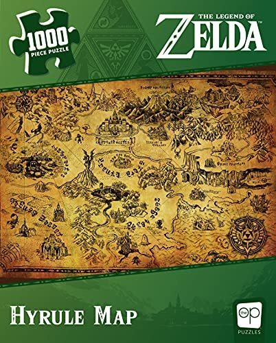 La Leyenda De Zelda Hyrule Mapa 1000 Piezas Cdfky
