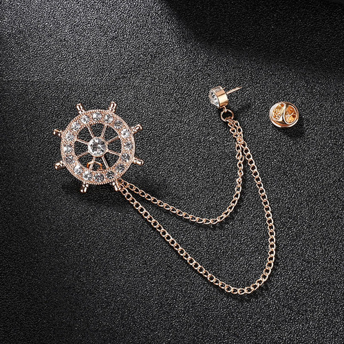 3 Borla Cadena Broche Cadenas De Eslabones Pin Insignia Pin