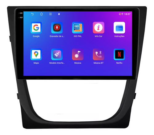 Multimidia Vw Saveiro G4 9p Android Carplay 4/64gb + Ré