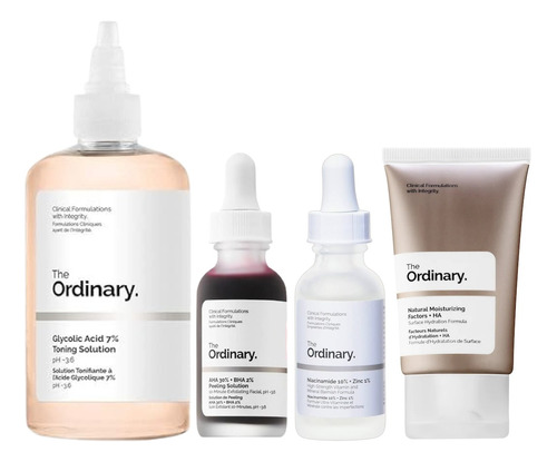 The Ordinary Glicolico + Niacinamida+ Crema + Aha Peeling