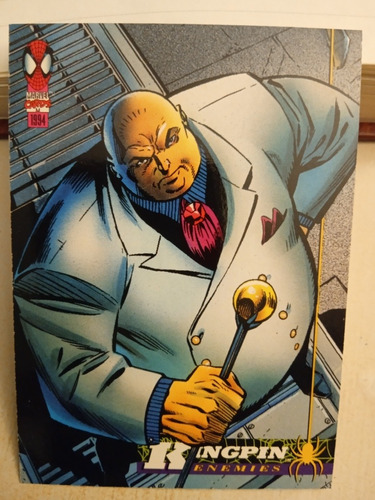 Estampa Marvel Cards 1994 Número 52 Kingpin