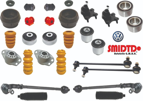 Kit Bujes Bases Baleros Bieletas Hidràulicas Vw Vento 13-20