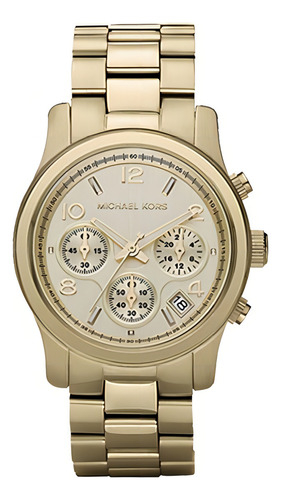Reloj Michael Kors Mk5055 para mujer Runway Gold