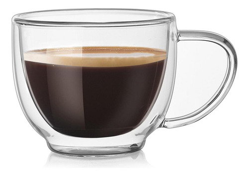 4 Pzas 200ml Doble Pared Gafas Aislantes Tazas De Café Taza