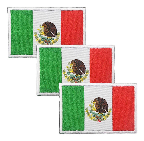 Parche Termoadhesivo Mx Boinas, Mxomx-003, 3 Parches, Mxflag